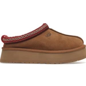 UGG Tazz Platform Slippers Chestnut size 8